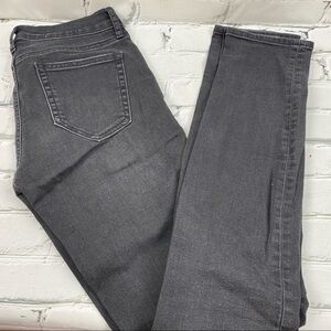 Gap resolution slim straight black jeans‎